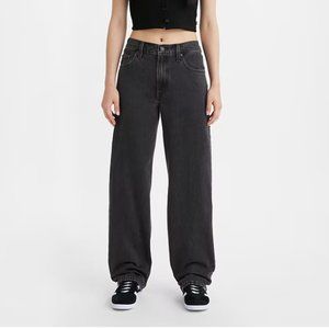 Levi's Baggy Dad Jean in Black Stonewash EUC